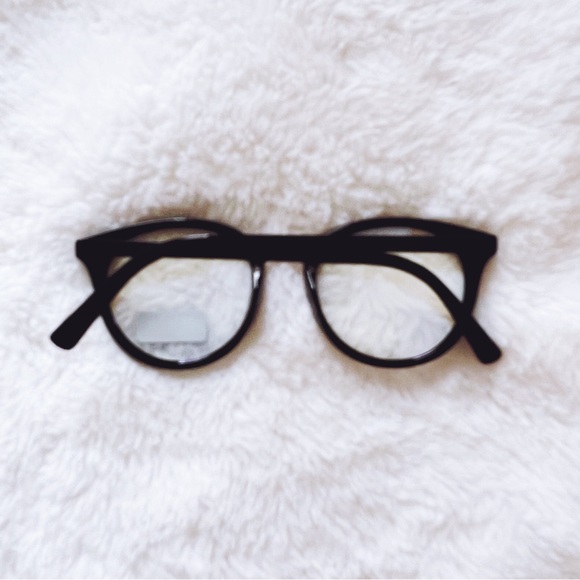 Cole Black Round Blue Light Glasses - Picture 10 of 11